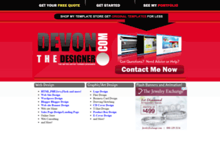 devonthedesigner.com screenshot