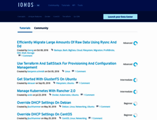 devops.ionos.com screenshot