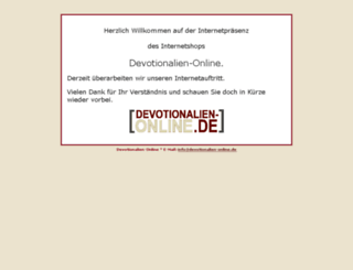 devotionalien-online.de screenshot