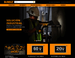 dewalt.com.ar screenshot