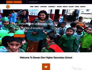 dewandevischool.com screenshot