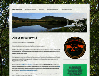 dewetswild.com screenshot