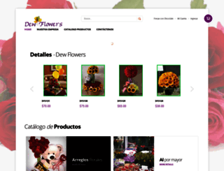 dewflowers.com.ec screenshot