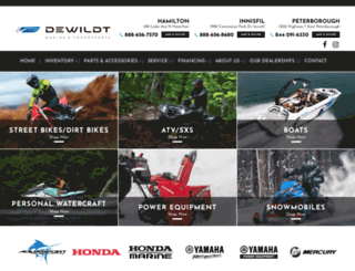 dewildthonda.com screenshot