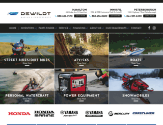 dewildtmarinehamilton.com screenshot