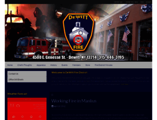 dewittfire.org screenshot