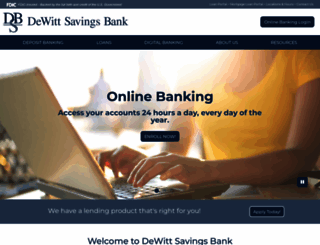dewittsb.com screenshot