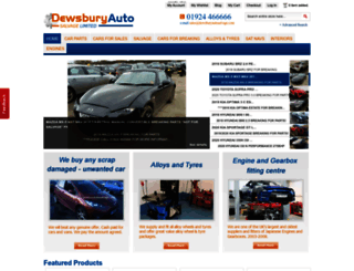 dewsburyautosalvage.com screenshot