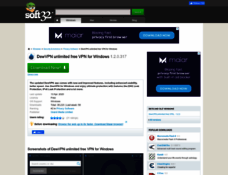 dewvpn-unlimited-free-vpn-for-windows.soft32.com screenshot