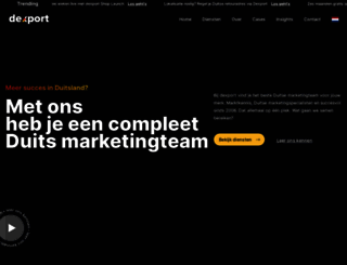 dexport.nl screenshot