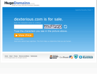 dexterious.com screenshot