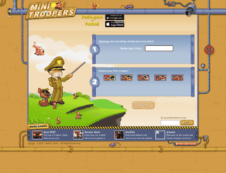 dextrous.minitroopers.com screenshot