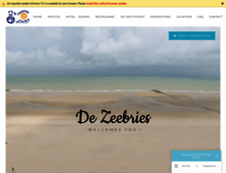 dezeebries.be screenshot