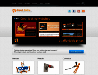 dezertdezine.com screenshot