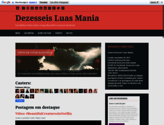 dezesseisluasmania.blogspot.com.br screenshot