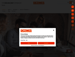 dezines.co.uk screenshot