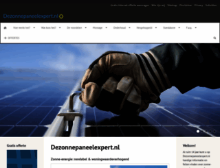 dezonnepaneelexpert.nl screenshot