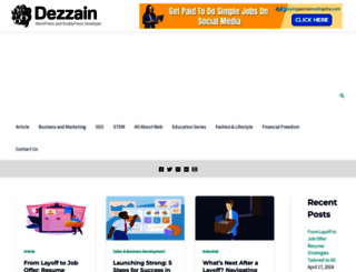 dezzain.com screenshot