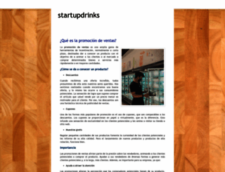 df.startupdrinks.mx screenshot