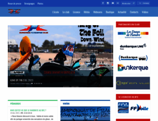dfc-kiteboarding.fr screenshot