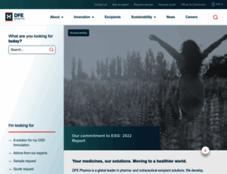 dfepharma.com screenshot