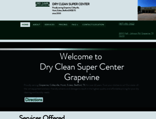 dfwdrycleansupercenter.com screenshot
