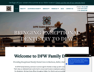 dfwfamilydentistry.com screenshot