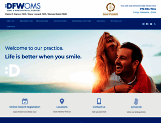 dfwoms.com screenshot