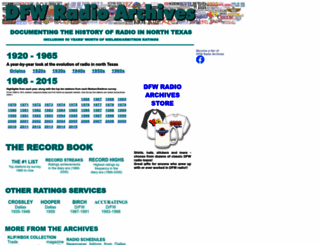 dfwradioarchives.info screenshot