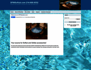 dfwsoftub.com screenshot