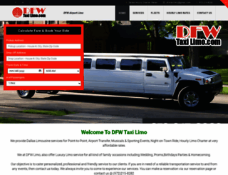 dfwtaxilimo.com screenshot