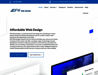 dfwwebdesign.com screenshot
