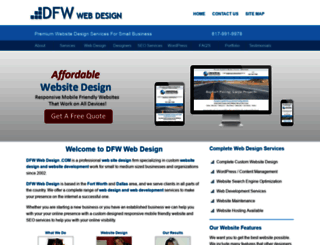 dfwwebsitedesigner.com screenshot