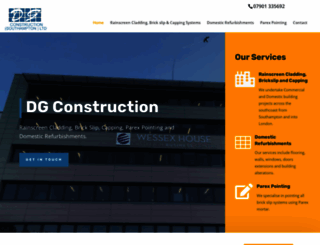 dg-construction.co.uk screenshot