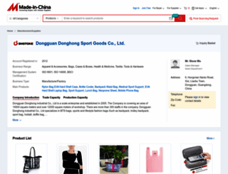 dgdh-bag.en.made-in-china.com screenshot