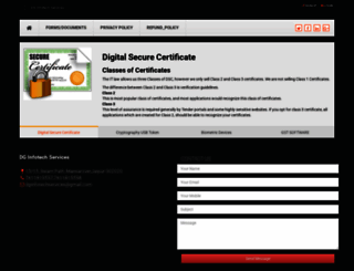 dginfotechservices.com screenshot