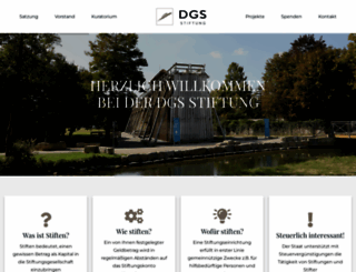 dgs-stiftung.de screenshot