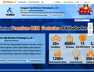 dgyujie.en.alibaba.com screenshot
