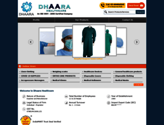dhaarahealthcare.com screenshot