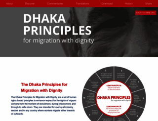 dhaka-principles.org screenshot