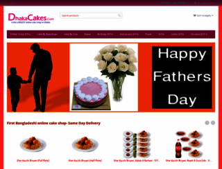 dhakacake.com screenshot