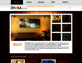 dhakadecor.com screenshot