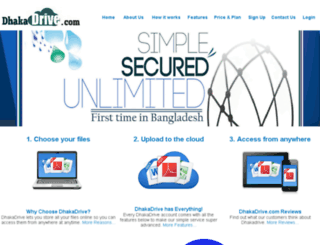 dhakadrive.com screenshot