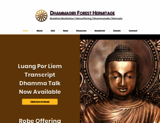 dhammagiri.org.au screenshot