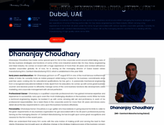 dhananjaychoudhary.com screenshot