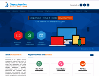 dhanashree.com screenshot