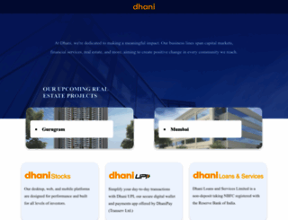 dhani.com screenshot