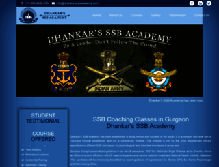 dhankarsssbacademy.com screenshot