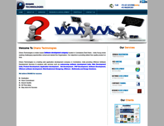dhanshtechnologies.com screenshot