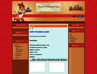 dhanuscookingrecipes.blogspot.in screenshot